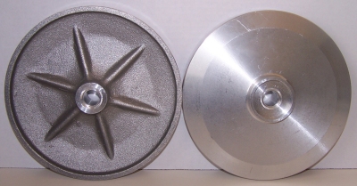 Plain Aluminum Bogie Wheels