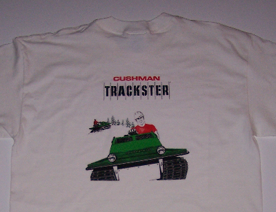 Trackster T-Shirt, White, Back